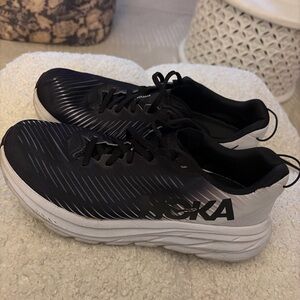 Hoka Black and White Athletic Shoes Sz 10